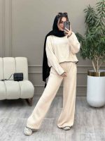 ست بافت و شلوار پونه کد 5911 - تصویر 6