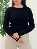 بافت یقه دکمه راز کد 5816 - تصویر 10