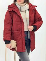 کاپشن دوخت دار جیب زیپ کد 5887 - تصویر 26