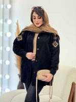 مانتو جین سرشانه گلدوزی کد 5871 - تصویر 12