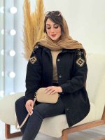 مانتو جین سرشانه گلدوزی کد 5871 - تصویر 8