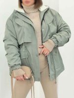 کاپشن دو جیب پاکتی پشت ژیله کد 5886 - تصویر 6