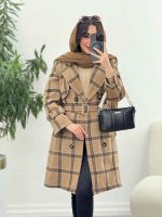 پالتو ژیله دار شش دکمه کد 5699 - تصویر 7