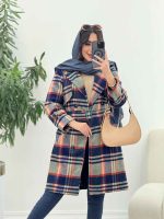 پالتو ژیله دار شش دکمه کد 5699 - تصویر 9