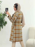 پالتو ژیله دار شش دکمه کد 5699 - تصویر 32