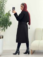 بارانی جین ترکیبی دو جیب کد 5503 - تصویر 12