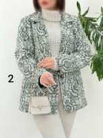 کت طرح دار تک دکمه آرشیدا کد 5899 - تصویر 25