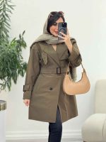بارانی ژیله پرچ دار کد 5920 - تصویر 19