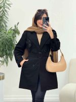 بارانی ژیله پرچ دار کد 5920 - تصویر 22