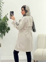 بارانی ژیله پرچ دار کد 5920 - تصویر 13