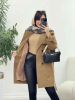 بارانی ژیله پرچ دار کد 5920 - تصویر 12