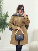 بارانی ژیله پرچ دار کد 5920 - تصویر 17