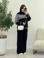 ست بافت و شلوار ماهلین کد 5948 - تصویر 16