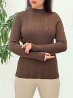 بافت طرح دار یقه سه سانت کد 5925 - تصویر 4