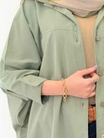 مانتو پانچ آستین دو دکمه کد 6135 - تصویر 15