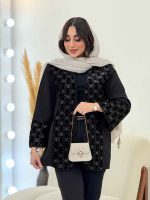 مانتو مازراتی آستین مروارید کد 6106