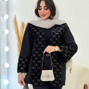 مانتو مازراتی آستین مروارید کد 6106