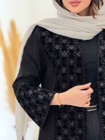 مانتو مازراتی آستین مروارید کد 6106 - تصویر 4