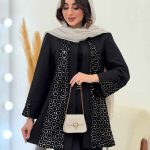 مانتو مازراتی پولک دوزی خورشید کد 6107