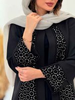 مانتو مازراتی پولک دوزی خورشید کد 6107 - تصویر 6