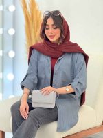شومیز یقه مردونه