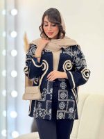 مانتو جلو باز یاسمین کد 6123