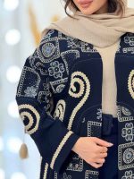 مانتو جلو باز یاسمین کد 6123 - تصویر 5