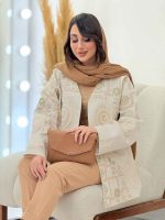 مانتو جلو باز یاسمین کد 6123 - تصویر 2