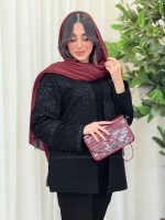 مانتو پولک دوزی بهار کد 6140 - تصویر 11