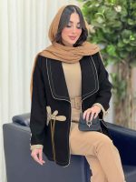 مانتو آستین سه دکمه گیتا کد 6138 - تصویر 9