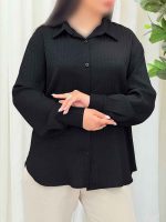 شومیز آستین پیله رها کد 6145 - تصویر 5