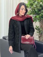 مانتو پولک دوزی روشنا کد 6157 - تصویر 3