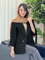 مانتو دو دکمه آستین سگک کد 6114 - تصویر 5