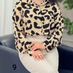 شومیز طرح دار آیسان کد 6136