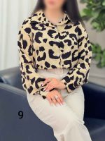 شومیز طرح دار آیسان کد 6136