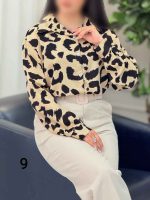 شومیز طرح دار آیسان کد 6136 - تصویر 10