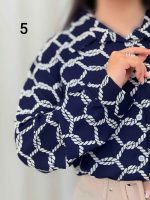 شومیز طرح دار آیسان کد 6136 - تصویر 32