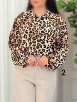 شومیز طرح دار آیسان کد 6136 - تصویر 9