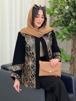 مانتو پولک دوزی نهال کد 6170 - تصویر 8