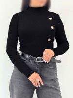 بلوز یقه سه سانت کبریتی کد 6075 - تصویر 8