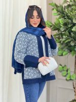 مانتو جین نواردوزی جیب سگک کد 6141 - تصویر 10