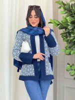 مانتو جین نواردوزی جیب سگک کد 6141 - تصویر 15