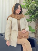 مانتو ژاکارد دو جیب تینا کد 6171 - تصویر 2