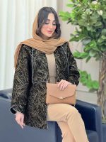 مانتو ژاکارد دو جیب تینا کد 6171 - تصویر 5