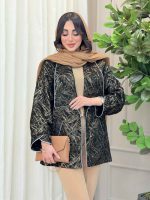 مانتو ژاکارد دو جیب تینا کد 6171 - تصویر 3