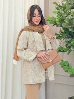 مانتو ژاکارد دو جیب تینا کد 6171 - تصویر 21