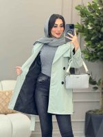 بارانی چهار دکمه آستین بند دار کد 5402 - تصویر 20