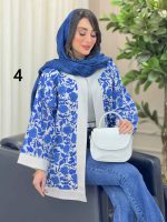 مانتو طرح دار الهام کد 6166 - تصویر 25