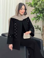 مانتو مروارید دوزی شهرزاد کد 6143 - تصویر 2