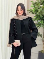 مانتو مروارید دوزی شهرزاد کد 6143 - تصویر 3